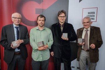 Laureaci od lewej P. Wierzbicki, P. Janicki, M. Cichy, W. Dłuski - fot. W. Rojek